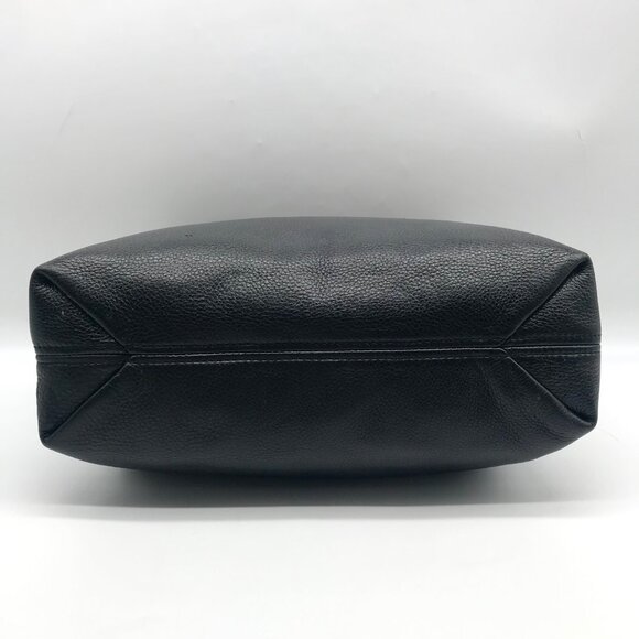 Michael Kors Black Pebbled Leather Jet Set Chain Shoulder Bag - Picture 5 of 10